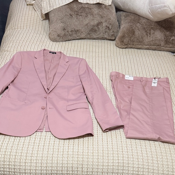 Express Jackets & Blazers - Express Women's Pink Blazer and Pants Set